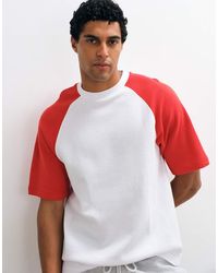 ASOS - Relaxed Raglan T-shirt - Lyst