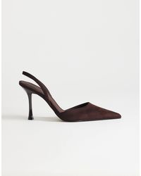 TOPSHOP - – angel – pumps aus wildlederimitat - Lyst