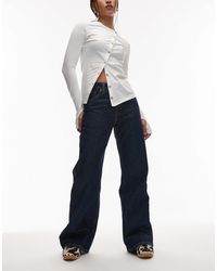 Levi's - Middy - jean bootcut ample - indigo foncé - Lyst