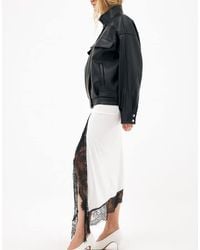 NA-KD - Asymmetric Lace Midi Skirt - Lyst