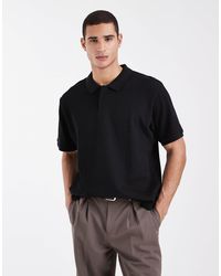 Jack & Jones - Ribbed Polo Shirt - Lyst