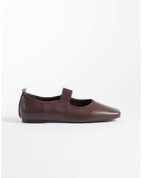 Glamorous - Square Toe Ballet Flats - Lyst