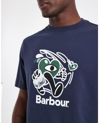 Barbour - X Mul 'gone Fishing' Short Sleeve Graphic T-shirt - Lyst