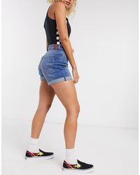 vans denim shorts