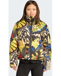 adidas Originals - Chaqueta Negra, Azul Eléctrico Y Rojo Intenso Acolchada De X Farm-Negro - Lyst