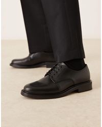 COS Leather Chunky Derby Shoes in Black for Men | Lyst