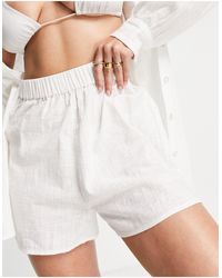 ASOS - – strand-shorts im natürlichen design - Lyst