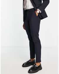 New Look - Skinny Pinstripe Suit Trousers - Lyst