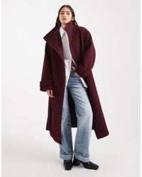 ASOS - Cozy Longline Formal Coat - Lyst