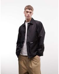 Huf - 89 Coaches Button Up Jacket - Lyst