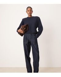 JDY Tall - Sansa Stitch Detail High Waisted Barrel Jeans - Lyst