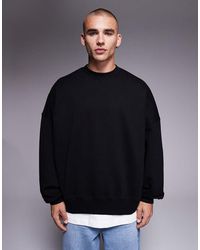 ASOS - Extreem Oversized Sweatshirt Van Premium 400Gsm Zware Stof - Lyst