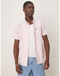 Lyle & Scott - Camicia Oxford A Maniche Corte - Lyst