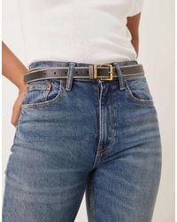 ASOS - Waist And Hip Belt With Square Buckle And Distressed Design - Lyst