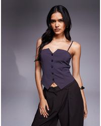 ASOS - Button Detail Cami Waistcoat - Lyst