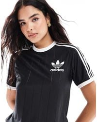 adidas Originals - Adicolor 3-Stripes Pinstripe T-Shirt - Lyst