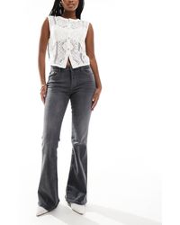 Bershka - High Waisted Flared Jeans - Lyst