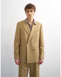 TOPMAN - – locker geschnittene anzugjacke aus twill - Lyst