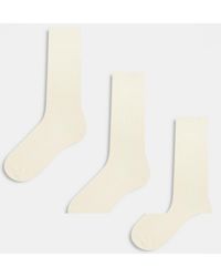 ARKET - 3 Pack Premium Ribbed Ankle Socks - Lyst