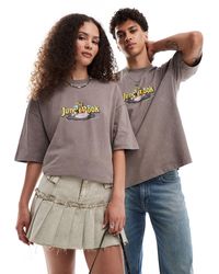 ASOS - Disney Unisex Oversized T-shirt With The Jungle Book Chest Print - Lyst