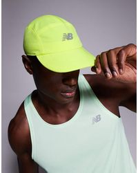 New Balance - Cappellino Tecnico Fluo Con 5 Pannelli - Lyst
