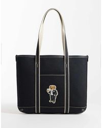 Polo Ralph Lauren - Bear Print Small Tote Bag - Lyst