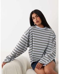 WeWoreWhat - Boxy Oversized Crew Neck Long Sleeved Top - Lyst