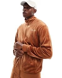 KTZ - Chaqueta De Chándal Con Cremallera De Velour De (Parte De Un Conjunto)-Marrón - Lyst
