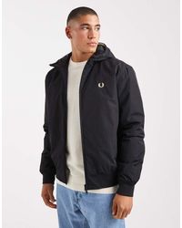 Fred Perry - Hooded Brentham Jacket - Lyst