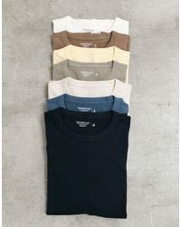 Abercrombie & Fitch - Classic Icon Logo 7 Pack T-shirts - Lyst