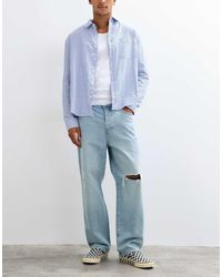 Only & Sons - Fade Loose Fit Distressed Jeans - Lyst