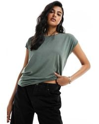Vero Moda - Round Neck T-shirt - Lyst