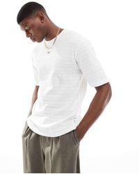 Only & Sons - Gebreid T-Shirt Met Textuur - Lyst