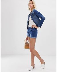 oasis denim shorts