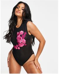 Ann Summers Lace Cire Rose Body in Red - Lyst