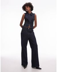 Mango - Pina Slouchy Straight Leg Jean Co-ord - Lyst