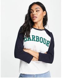 Barbour - Lomand - Katoenen T-shirt Met Logo - Lyst