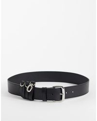 Mango - Riem Van 100% Leer Met Gesp - Lyst