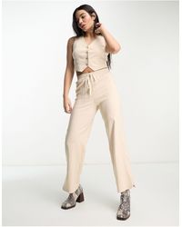 emory park - Wide Leg Soft Trouser Co-ord - Lyst