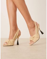 ASOS - Nourish Knotted High Heeled Sandals - Lyst