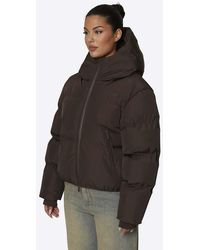 Good For Nothing - Short Hooded Weather-Resistant Padded Puffer Jacket - Lyst