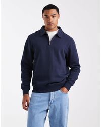 Threadbare - Sweat molletonné à col zippé - Lyst