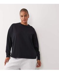 4505 - Curve Icon Heavyweight Cotton Oversized Long Sleeve T-shirt - Lyst