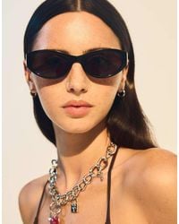 Bershka - Cat Eye Zonnebril Van Hars - Lyst