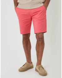 Threadbare - Cotton Chino Shorts With Woven Belt - Lyst