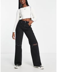 Bershka Wide-leg jeans for Women | Online Sale up to 48% off | Lyst