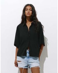 Pull&Bear - Camicia A Maniche Corte - Lyst