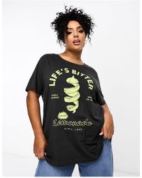 ONLY - Lemonade Graphic Boxy T-shirt - Lyst