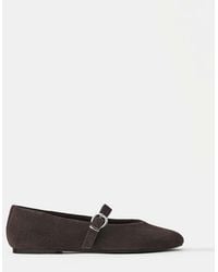 Pull&Bear - Leather Ballerinas - Lyst