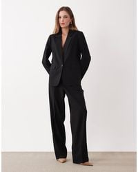 Vila - Tailored Straight Leg Trousers Co-ord - Lyst
